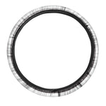 Roots Yin Yang Print Car Steering Wheel Cover