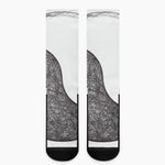 Roots Yin Yang Print Crew Socks