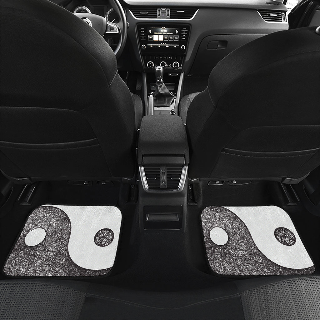 Roots Yin Yang Print Front and Back Car Floor Mats