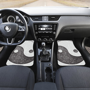 Roots Yin Yang Print Front Car Floor Mats