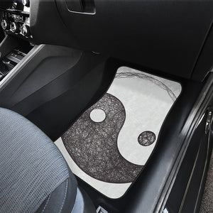 Roots Yin Yang Print Front Car Floor Mats