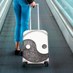 Roots Yin Yang Print Luggage Cover