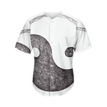 Roots Yin Yang Print Men's Baseball Jersey