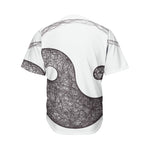 Roots Yin Yang Print Men's Baseball Jersey