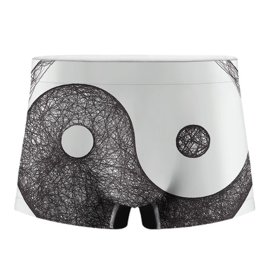 Roots Yin Yang Print Men's Boxer Briefs