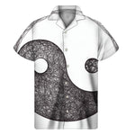 Roots Yin Yang Print Men's Short Sleeve Shirt