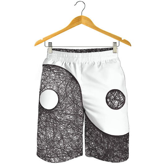 Roots Yin Yang Print Men's Shorts