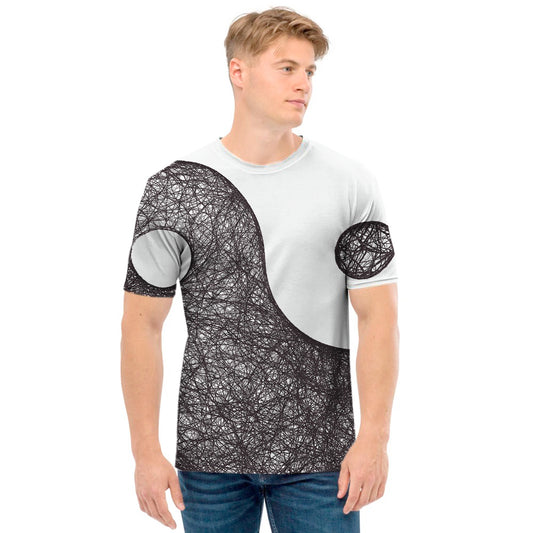 Roots Yin Yang Print Men's T-Shirt