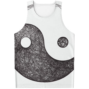 Roots Yin Yang Print Men's Tank Top