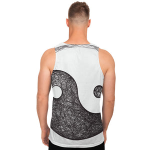 Roots Yin Yang Print Men's Tank Top