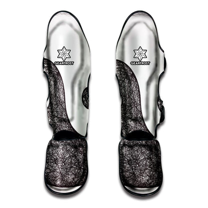 Roots Yin Yang Print Muay Thai Shin Guard