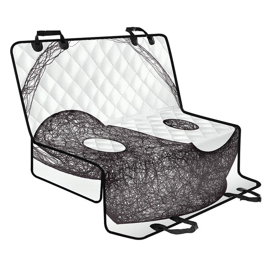Roots Yin Yang Print Pet Car Back Seat Cover