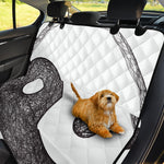 Roots Yin Yang Print Pet Car Back Seat Cover
