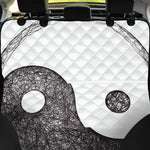 Roots Yin Yang Print Pet Car Back Seat Cover