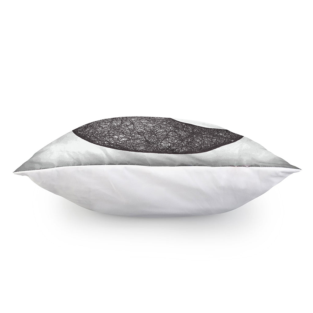 Roots Yin Yang Print Pillow Cover