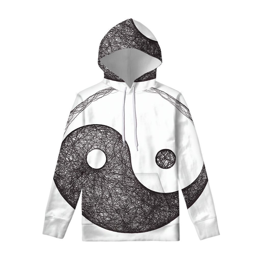 Roots Yin Yang Print Pullover Hoodie