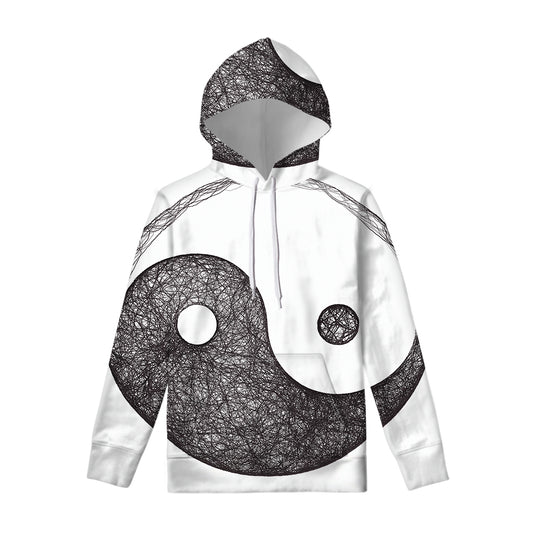 Roots Yin Yang Print Pullover Hoodie