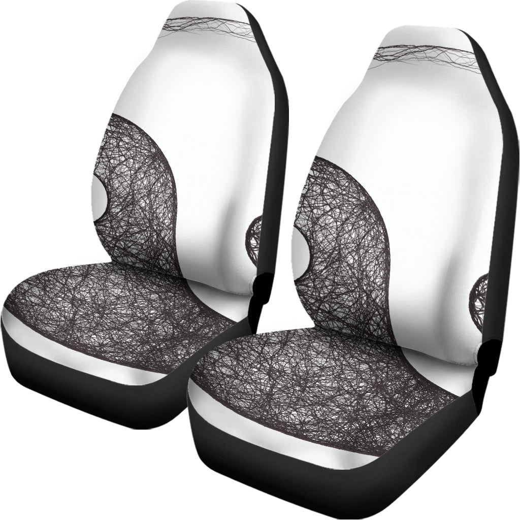 Roots Yin Yang Print Universal Fit Car Seat Covers