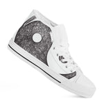 Roots Yin Yang Print White High Top Shoes