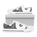 Roots Yin Yang Print White Low Top Sneakers