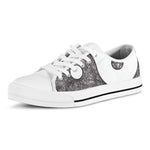 Roots Yin Yang Print White Low Top Shoes