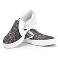 Roots Yin Yang Print White Slip On Sneakers