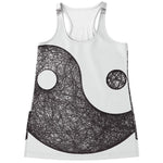 Roots Yin Yang Print Women's Racerback Tank Top
