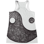 Roots Yin Yang Print Women's Racerback Tank Top