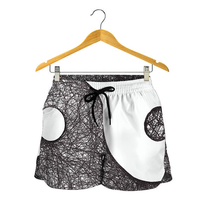 Roots Yin Yang Print Women's Shorts