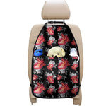 Rose And Heart Pattern Print Car Seat Organizers