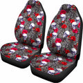 Rose Branch Skull Pattern Print Universal Fit Car Seat Covers