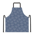 Rose Denim Jeans Pattern Print Apron