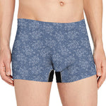 Rose Denim Jeans Pattern Print Men's Boxer Briefs