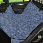 Rose Denim Jeans Pattern Print Pet Car Back Seat Cover