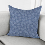Rose Denim Jeans Pattern Print Pillow Cover