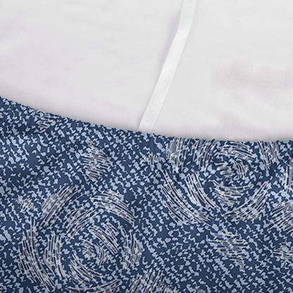 Rose Denim Jeans Pattern Print Sofa Cover