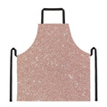 Rose Gold (NOT Real) Glitter Print Apron