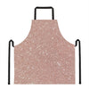 Rose Gold Glitter Artwork Print (NOT Real Glitter) Apron