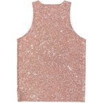 Rose Gold Glitter Artwork Print (NOT Real Glitter) Men's Tank Top