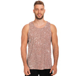 Rose Gold Glitter Artwork Print (NOT Real Glitter) Men's Tank Top