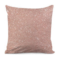 Rose Gold (NOT Real) Glitter Print Pillow Cover