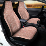 Rose Gold Glitter Artwork Print (NOT Real Glitter) Universal Fit Car Seat Covers