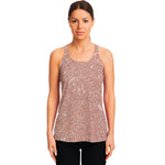 Rose Gold Glitter Artwork Print (NOT Real Glitter) Women's Racerback Tank Top