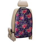 Rose Pansy Floral Flower Pattern Print Car Seat Organizers