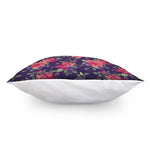 Rose Pansy Floral Flower Pattern Print Pillow Cover