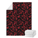 Rose Petals Pattern Print Blanket