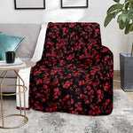 Rose Petals Pattern Print Blanket