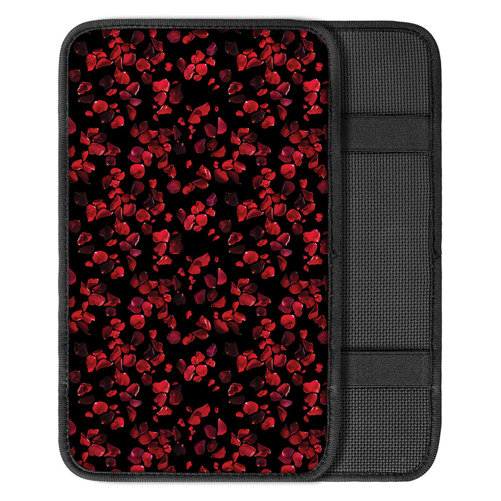Rose Petals Pattern Print Car Center Console Cover