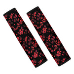 Rose Petals Pattern Print Car Seat Belt Covers