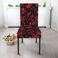Rose Petals Pattern Print Dining Chair Slipcover